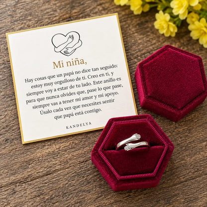 Kandelya Abrazo · Anillo Papá e Hija